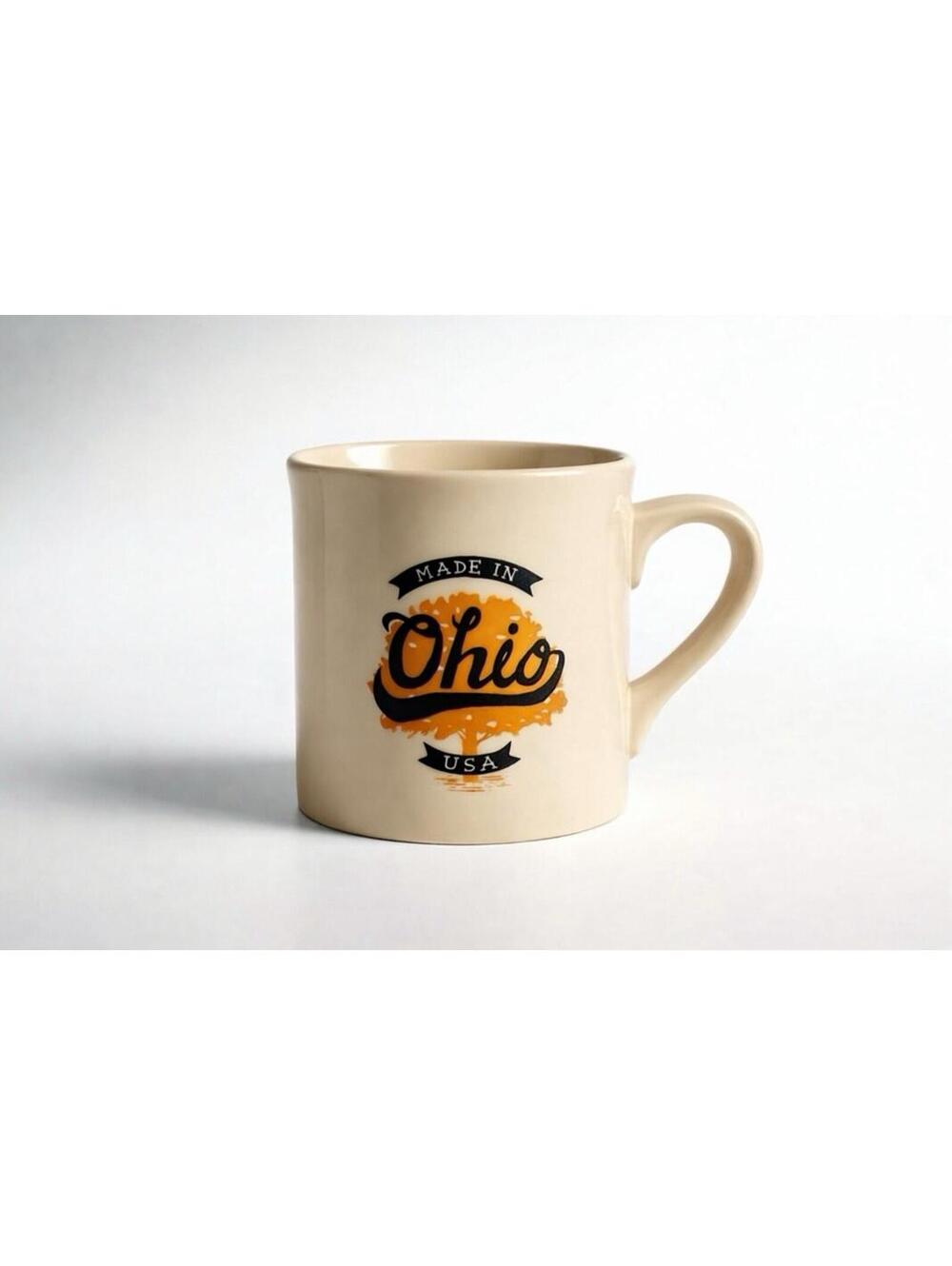 Starbucks Ohio Made In USA Ceramic Coffee Mug 14 oz